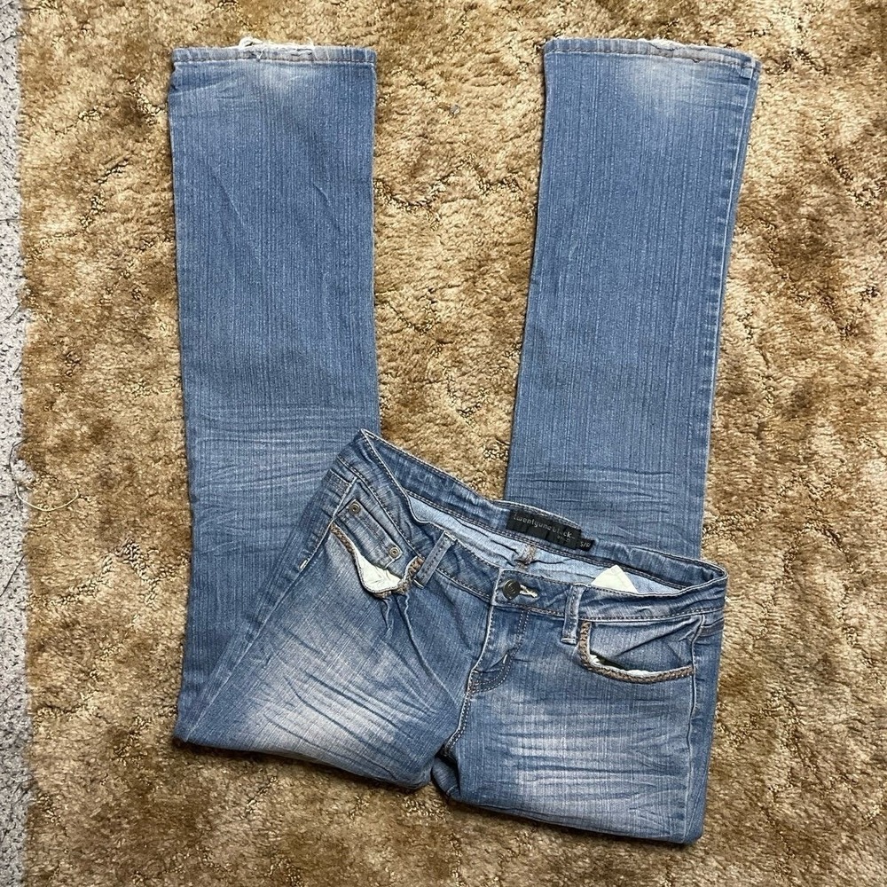 Twenty One Black by Rue 21 Woman's Y2K Low Rise 2000s Style Jean Size 5/6